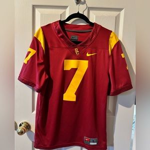 Adult Small Nike USC #7 Football Jersey - Perfect Condition
